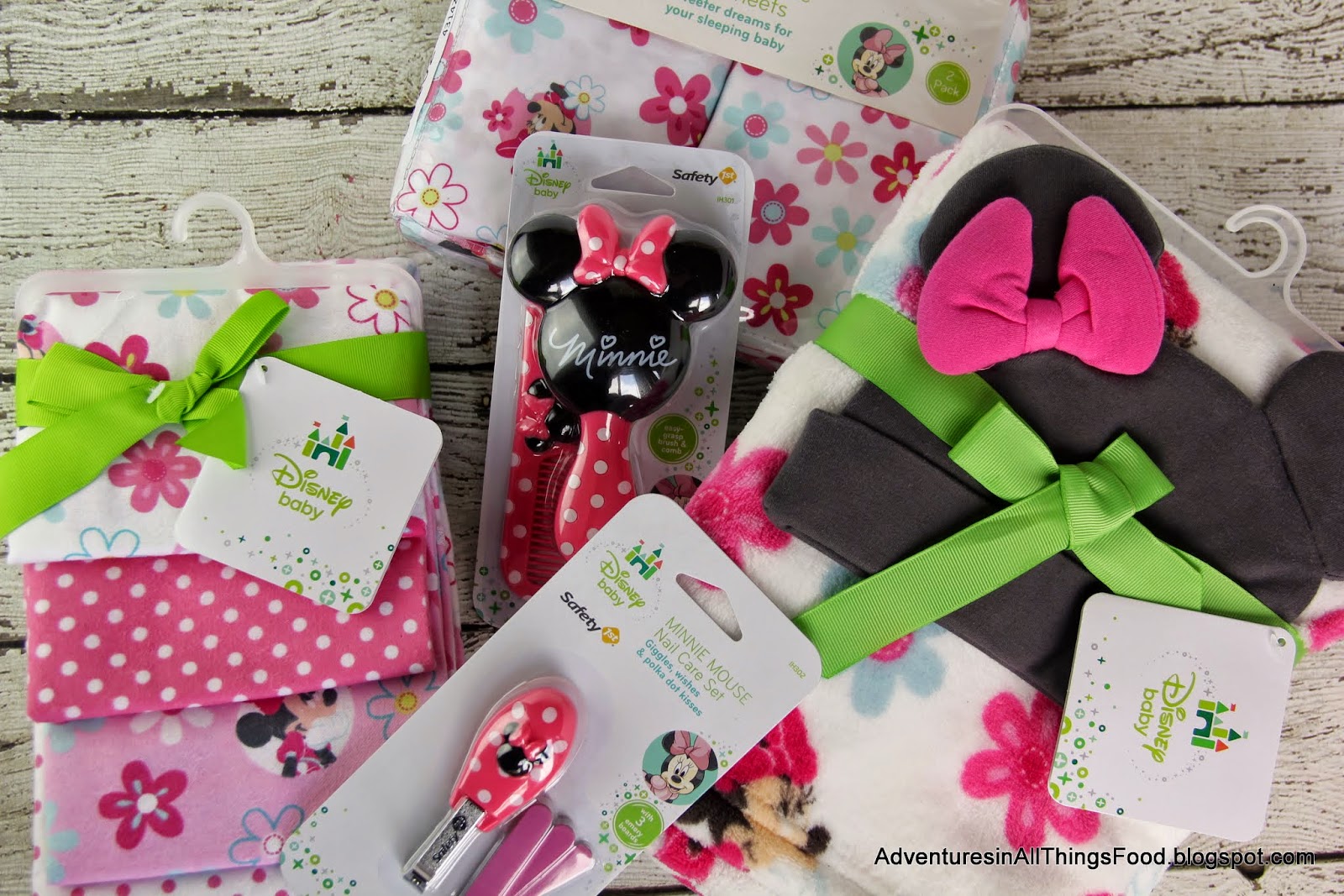 Adventures in all things food Baby Shower Gift Basket with Disney Baby