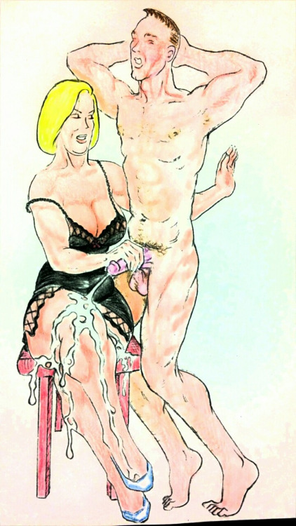 Italienerin Monsterschwanz Cartoon Orgasmus