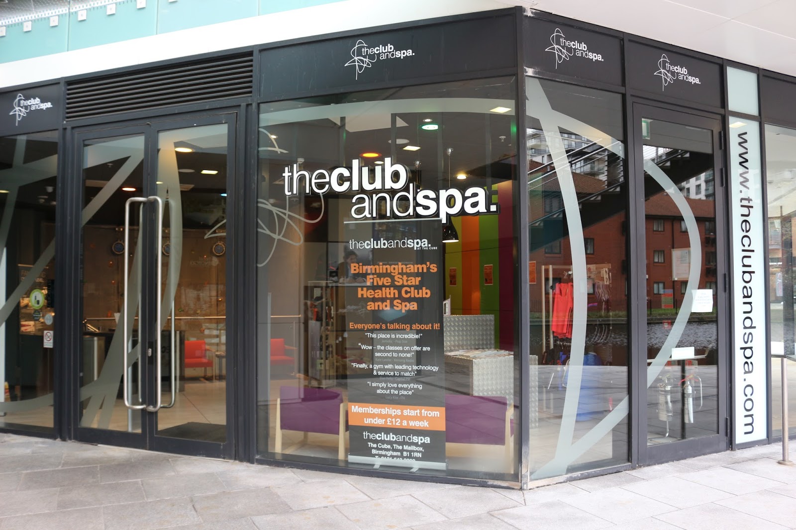 Bella and Robot: Review: The Club and Spa at The Cube, Birmingham