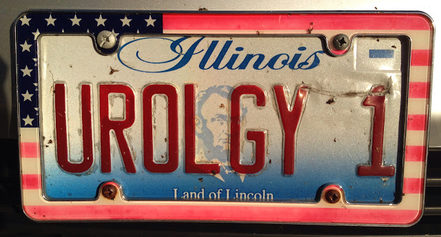 Illinois personalized vanity licence plate UROLGY