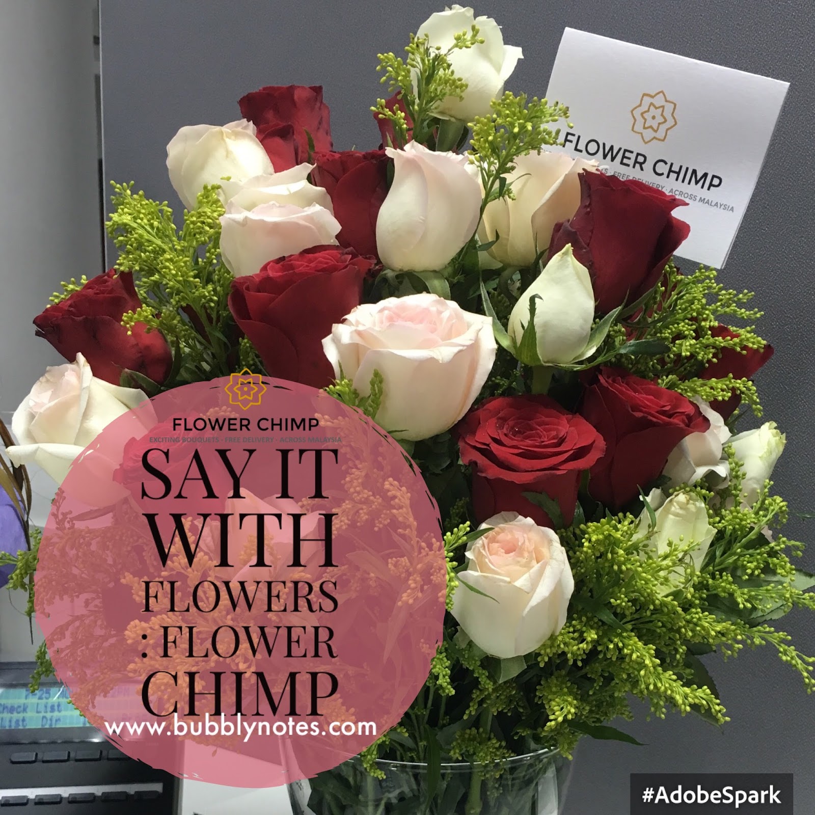 Say It With Flowers FLOWER CHIMP Bubblynotes Malaysia Parenting