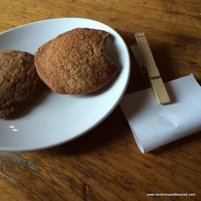 cookies and check at TOAST Kitchen + Bar in Oakland, California