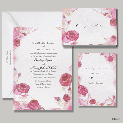 Occasions to Blog: Disney Wedding Invitations from Occasions In Print