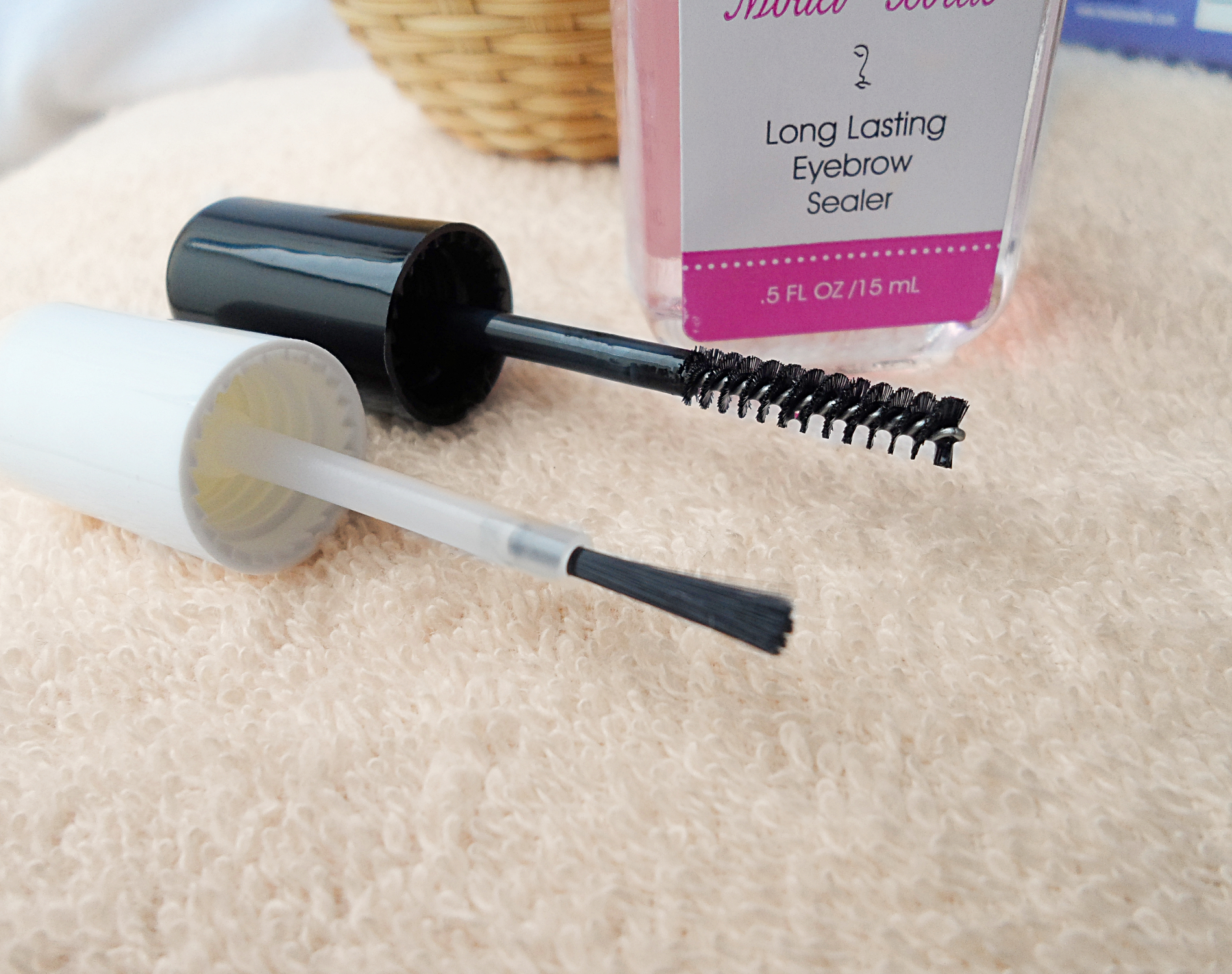 model in a bottle eyebrow product review and before after pictures by blogger