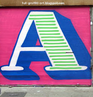 Alphabet graffiti a