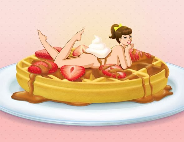 Wendy Ding ilustrações food girls mulheres comida sensuais