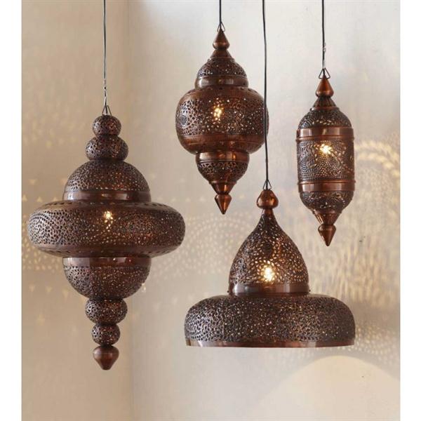Antique Hanging Lamp, The Copper Moroccan Lamps