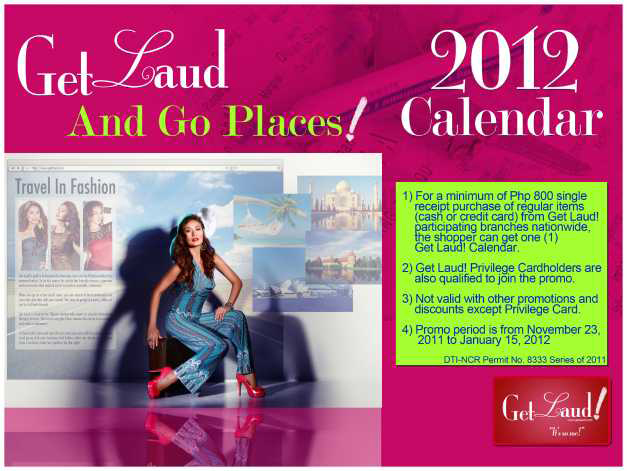 Get GET LAUD 2012 Calendars For Free!