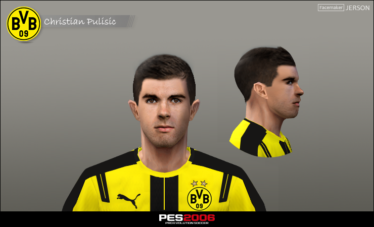 Face Hair Christian Pulisic Pes6patchesofficial Season 2018 2019 3d