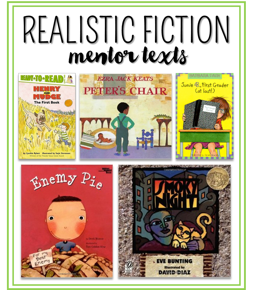 Realistic Fiction Books For 1st Graders