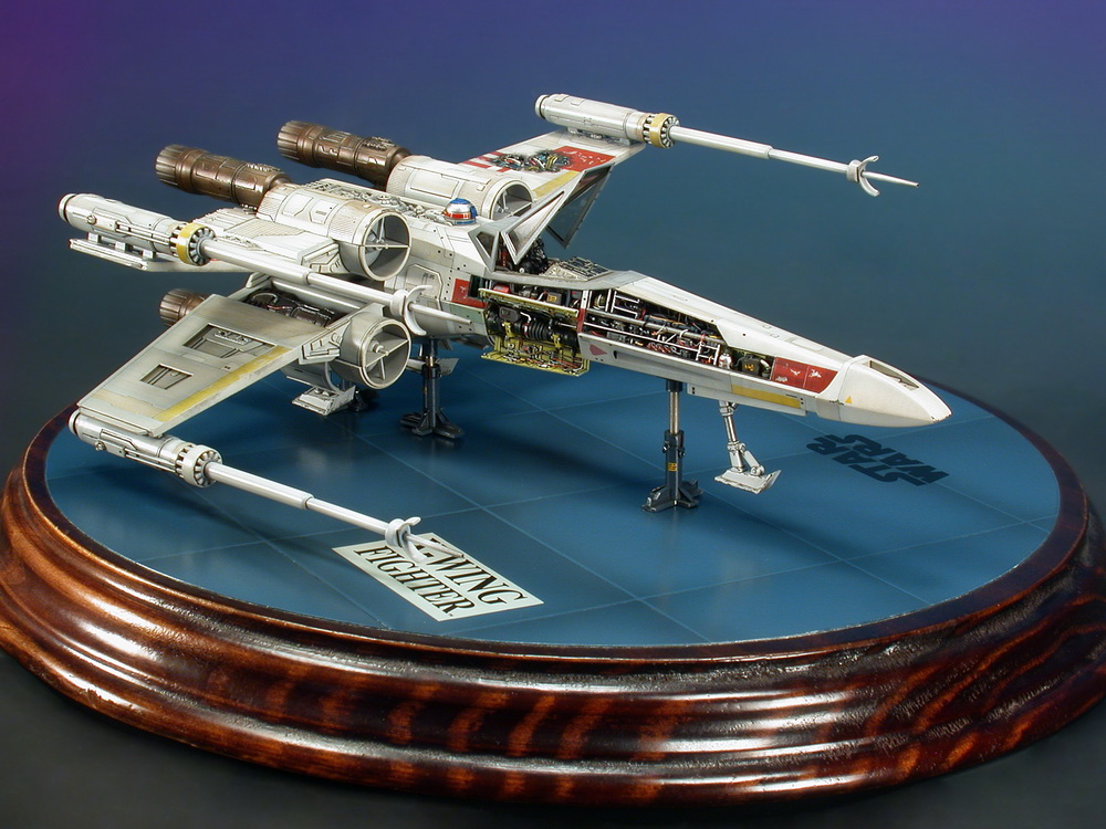 The "Captured X-Wing" work.