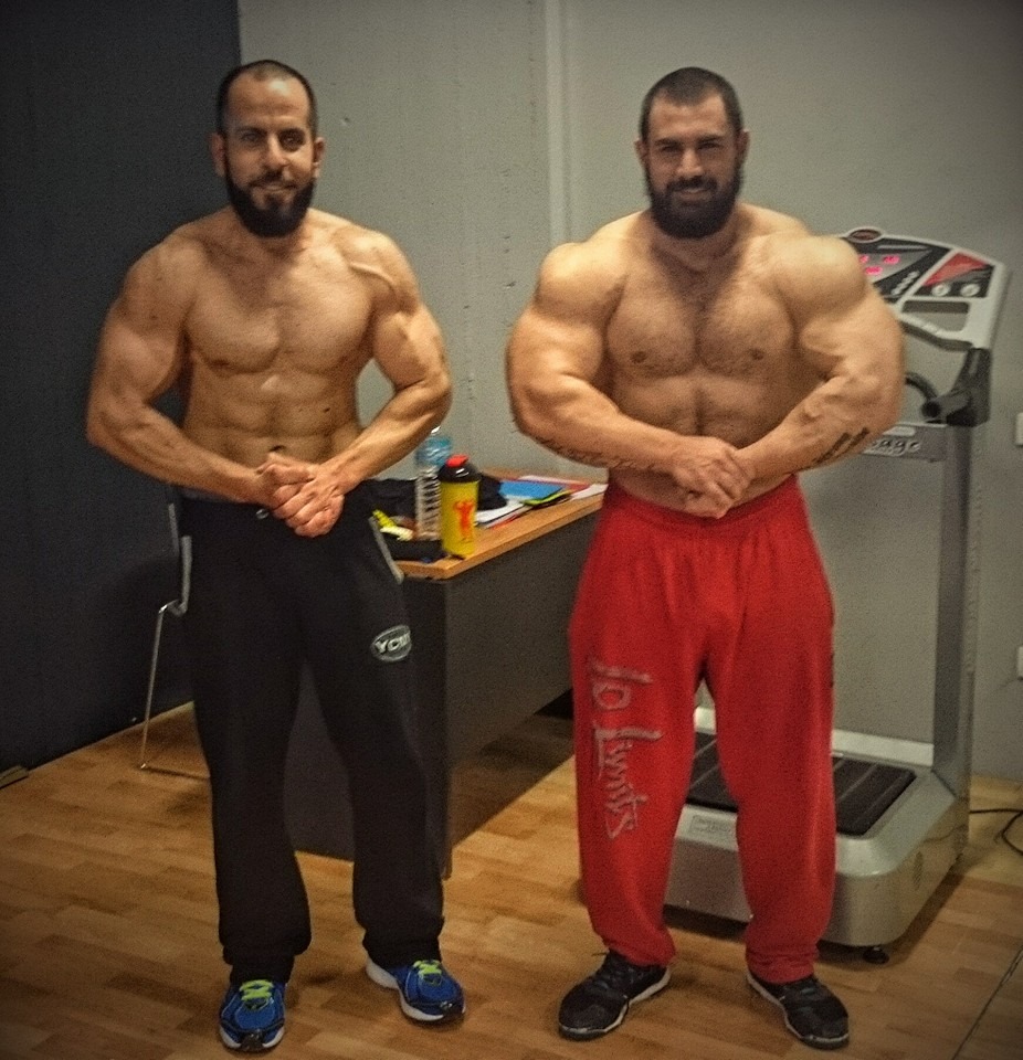 Greek bodybuilder Christos pistolas