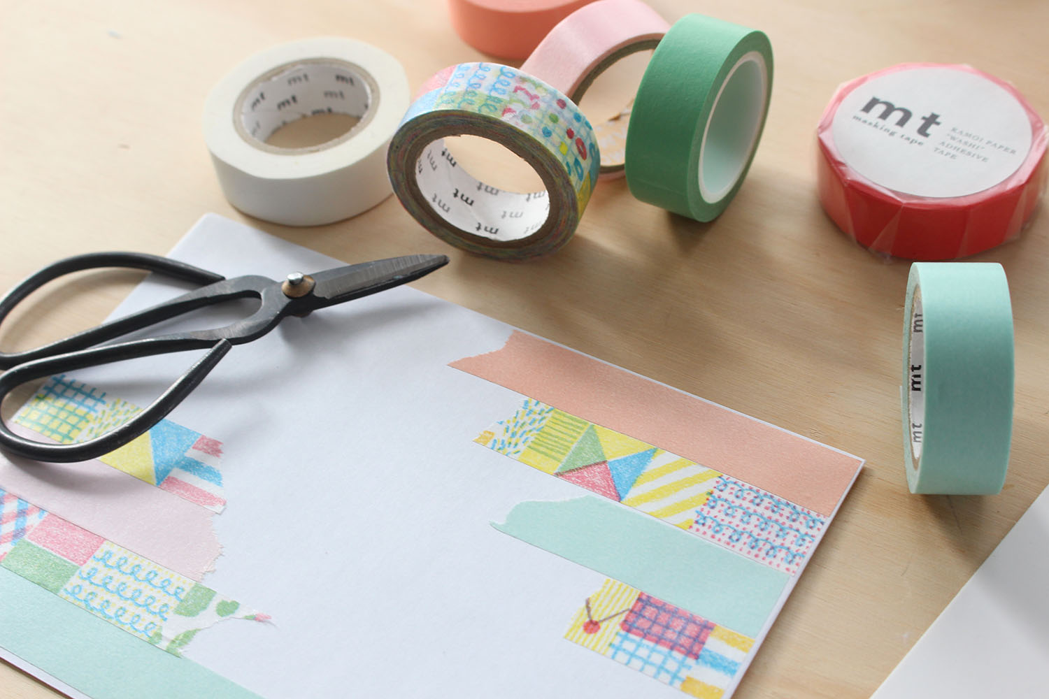 Decorar un sobre con MT Masking tape HANDBOX