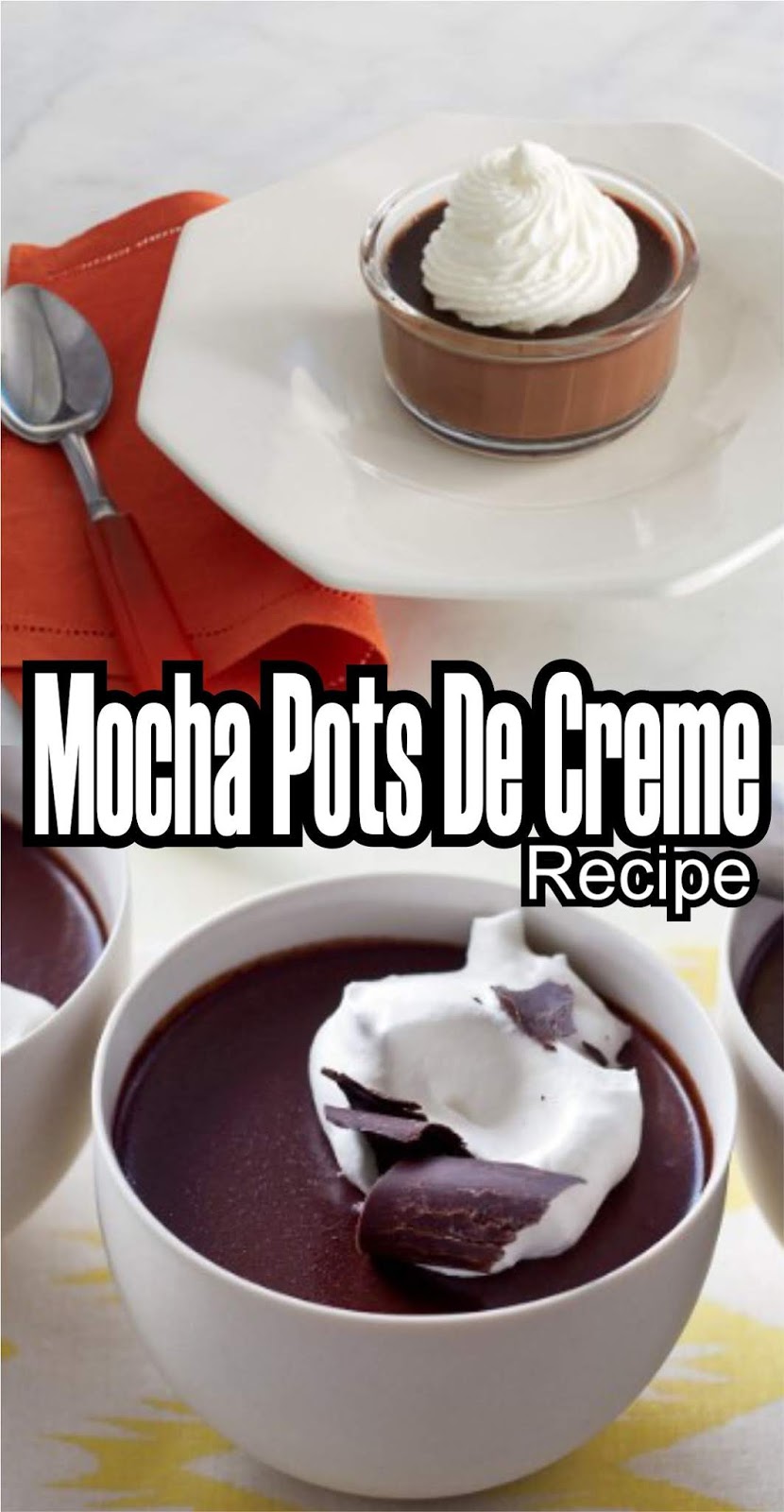 Mocha Pots De Creme Recipe