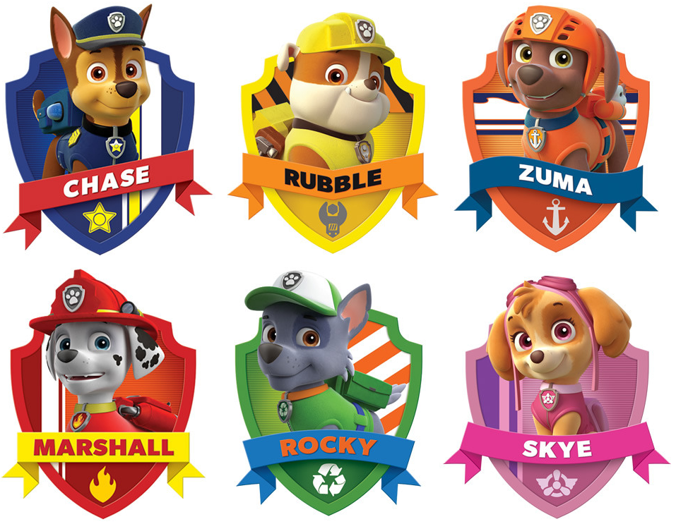 Free Printable Toppers of  Paw Patrol.