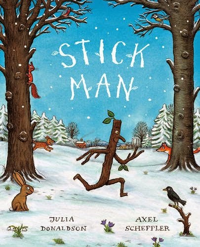 Booky Advent Calendar Day 22 - "Stick Man" by Julia Donaldson and Axel Booky Advent Calendar Day 22 - "Stick Man" by Julia Donaldson and Axel