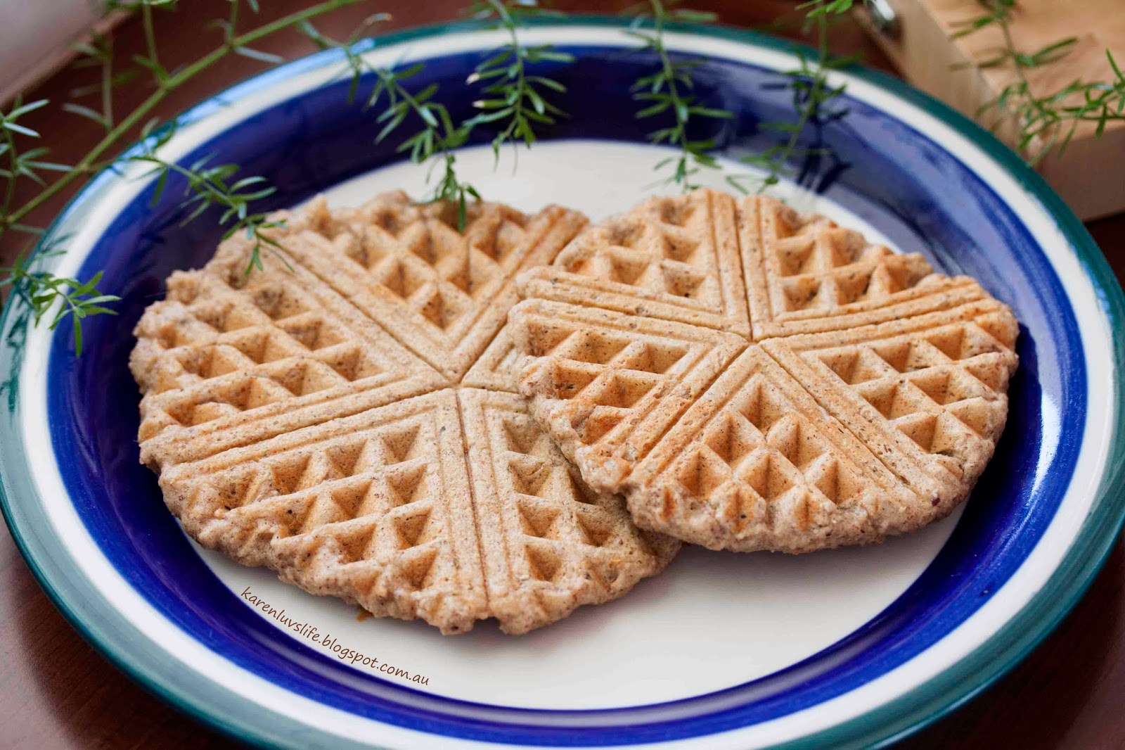 KARENLUVSLIFE Crab Cake Waffles Grain free, dairy free