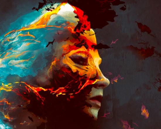 Create A Colorful Fiery Portrait in Photoshop
