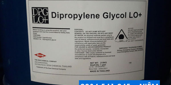 Dung môi pha hương liệu Dipropylene Glycol (DPG)