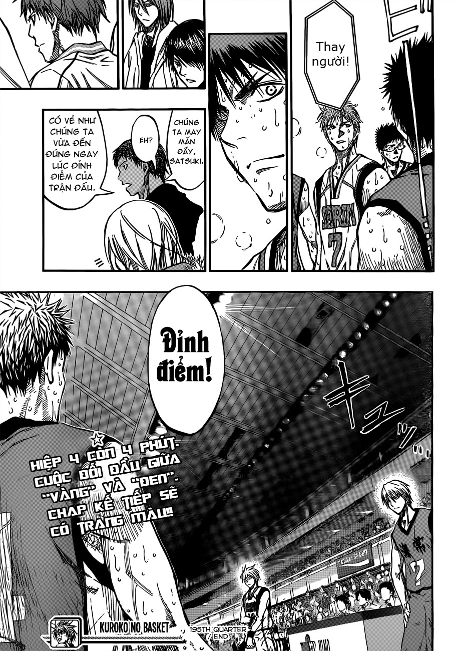 Kuroko No Basket chap 195 trang 19