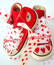 Bling Converse Shoes Personalized with Names