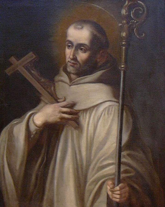 São Bernardo de Claraval, grande propagador da devoção a Nossa Senhora,  foi incansável pregador das Cruzadas. Vicente Berdus Osorio (1671-1673)