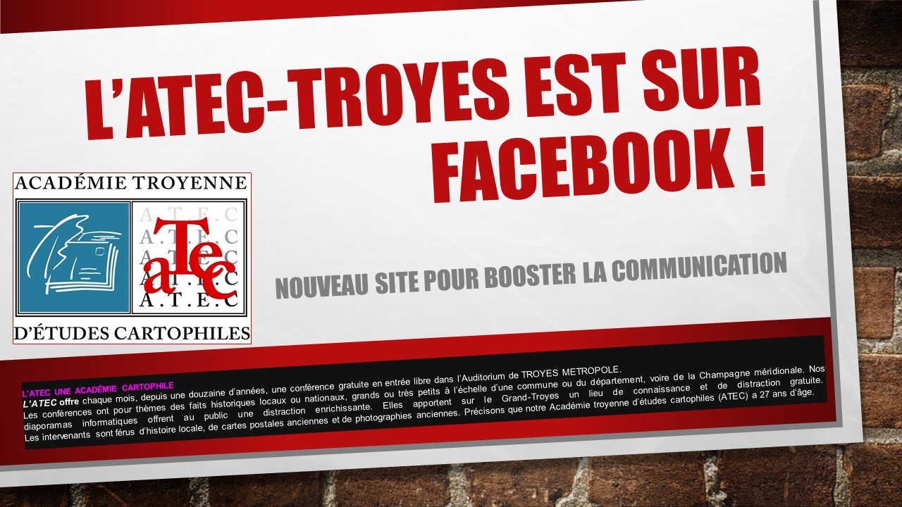 L'ATEC est sur FACEBOOK