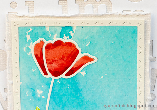 Layers of ink - Poppy Card Tutorial by Anna-Karin Evaldsson. SSS Poppy Frame.