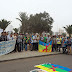 عشرات النشطاء الأمازيغ ينظمون وقفة أحتجاجية للتنديد بإعتقال الناشط الحقوقي إدوصالح أمام محكمة الإستئناف