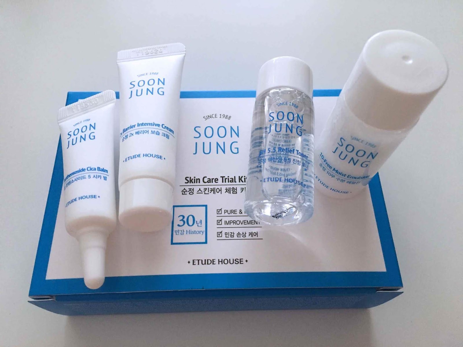 Skincare Notebook: Etude House Soon Jung Trial Kit Review