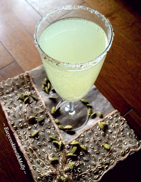 Cardamom Rosemary Lemonade Spritzer (Mocktail & Cocktail)