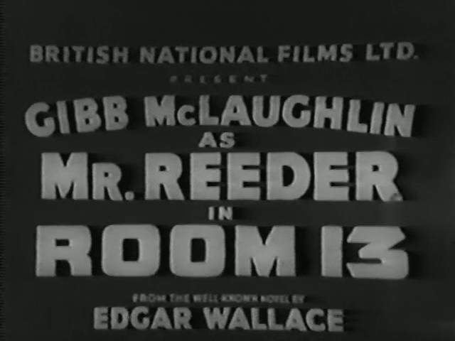 Mr Reeder in Room 13 - Alchetron, The Free Social Encyclopedia