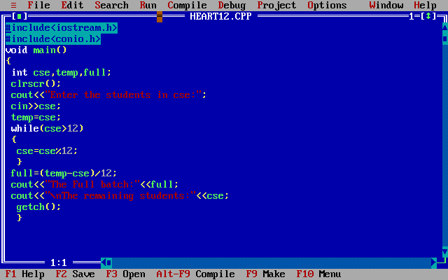 Image result for turbo c   4.5 free download