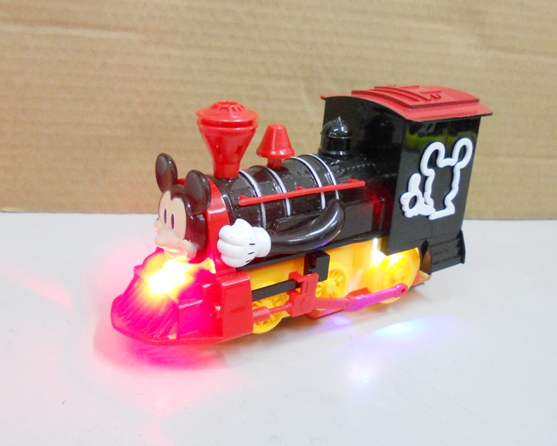 BongBongIdea: MICKEY MOUSE TRAIN BUMP N GO ACTION WITH SOUND AND LIGHT