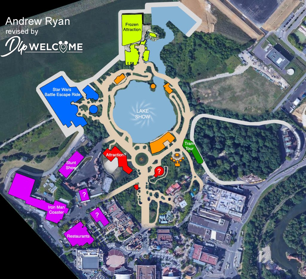 Disneyland Expansion Map