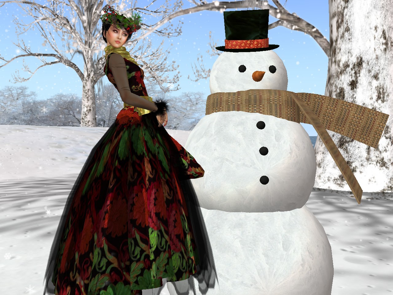 Mariko Nightfire A Virtual Life A Second Life Christmas