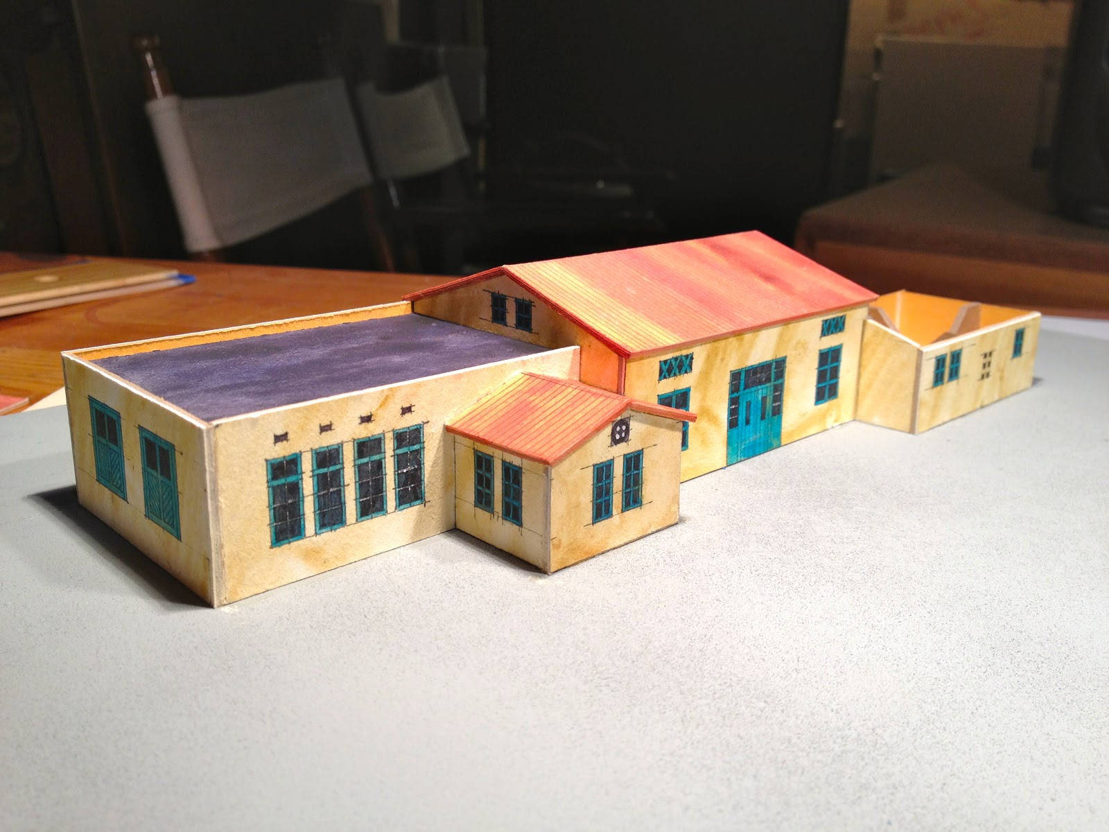 Art and Life Pasadena Train Station Model Part 4