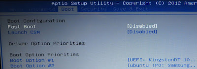 X202E BIOS Boot Settings