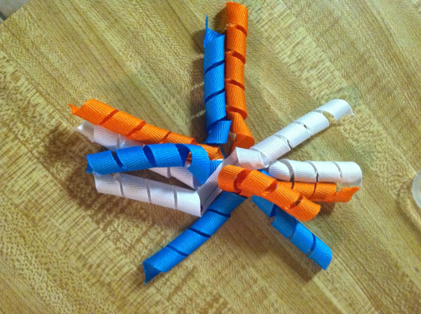 Ms. Nancy's Nook DIY Corkscrew or "Korker" Basketball Bow