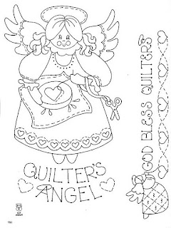 Desenhos Para Pintar quilte's angel