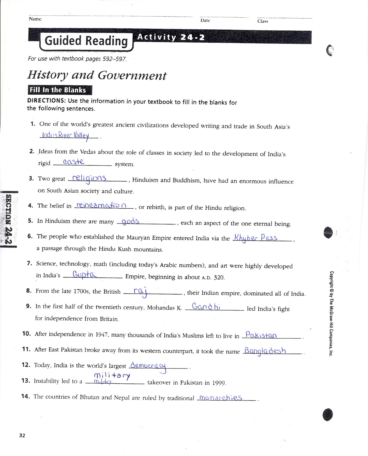 Mr. E's World Geography Page World Geography 2018 Chapter 25 Human