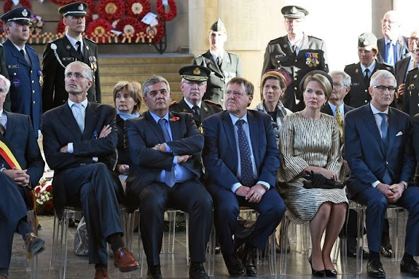 Queen Mathilde of Belgium attended the 30,000th 'Last Post' ceremony at the Menin Gate