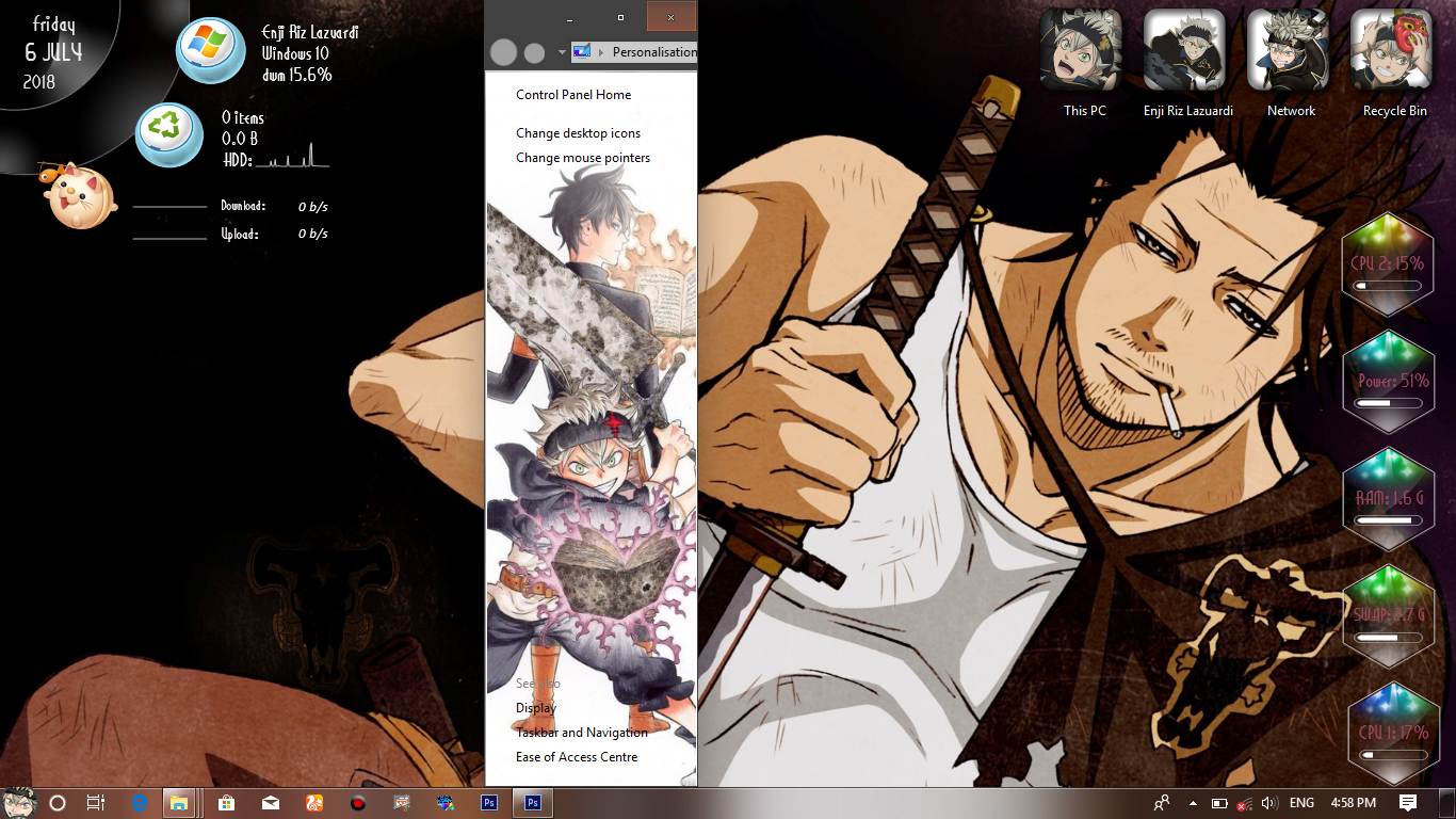 Black clover windows 10 theme masterdsae
