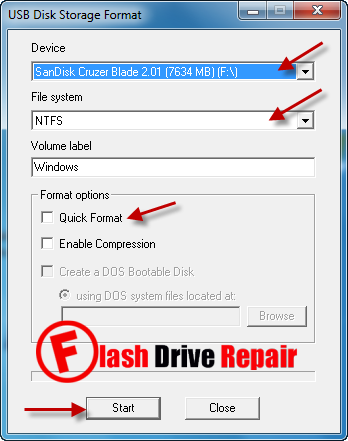 Sandisk usb format tool fat32