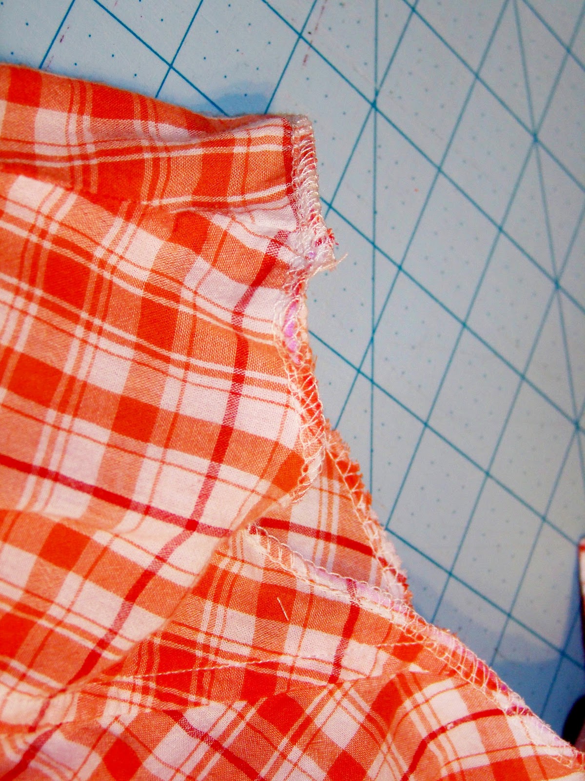 Salty Peanut Stitchery: Flannel Shirt Refashion