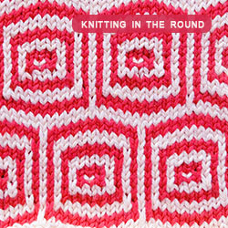 Mosaic Knitting in the round. How to knit the Pin Box stitch. You can also create effects that are unique to slip-stitch knitting.