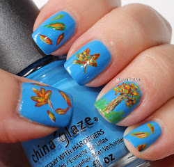 fall artsy inspired nail polish wednesday marias weeks challenge