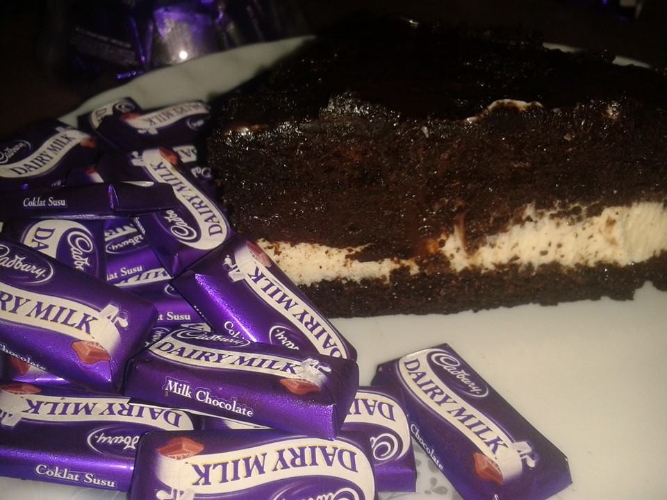 Resepi Kek Marble Coklat Cheese Sukatan Cawan