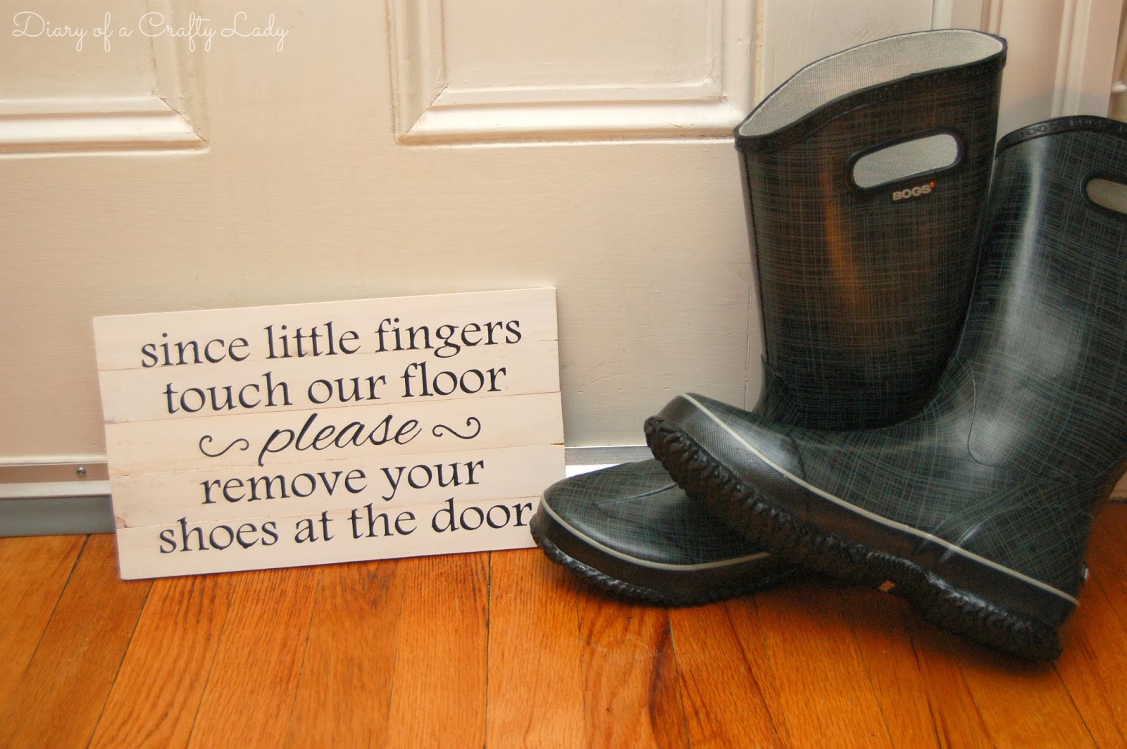 Diary Of A Crafty Lady Please Remove Your Shoes Sign Made With Stir Sticks Diary Of A Crafty Lady Please Remove Your Shoes Sign Made With Stir Sticks