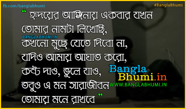 Bengali Very Sad Love Shayari - Bangla Very Sad Love Story Photo